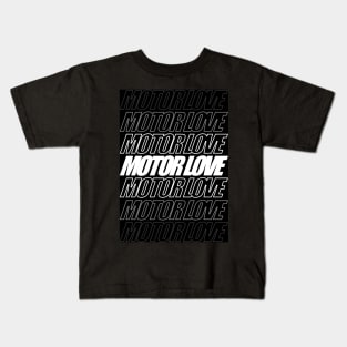 biker love Kids T-Shirt